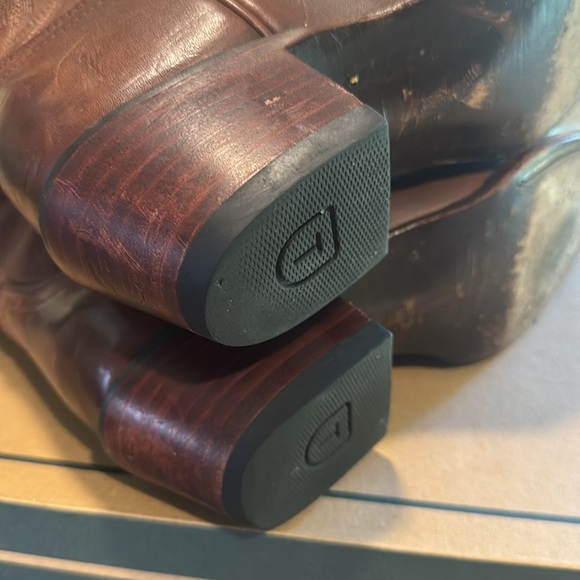 Tecovas Brown Leather Western Heeled Boots - Picture 12 of 16